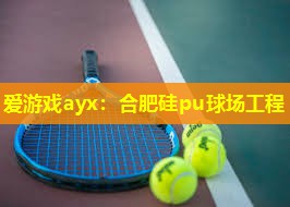 爱游戏ayx：合肥硅pu球场工程