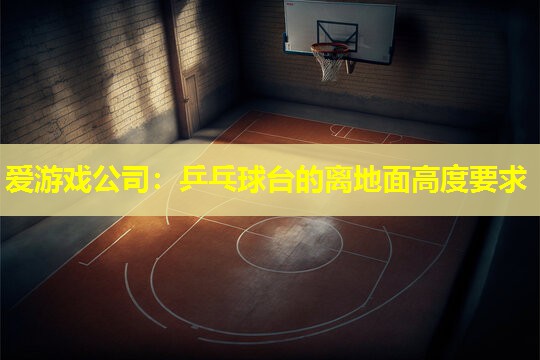 乒乓球台的离地面高度要求